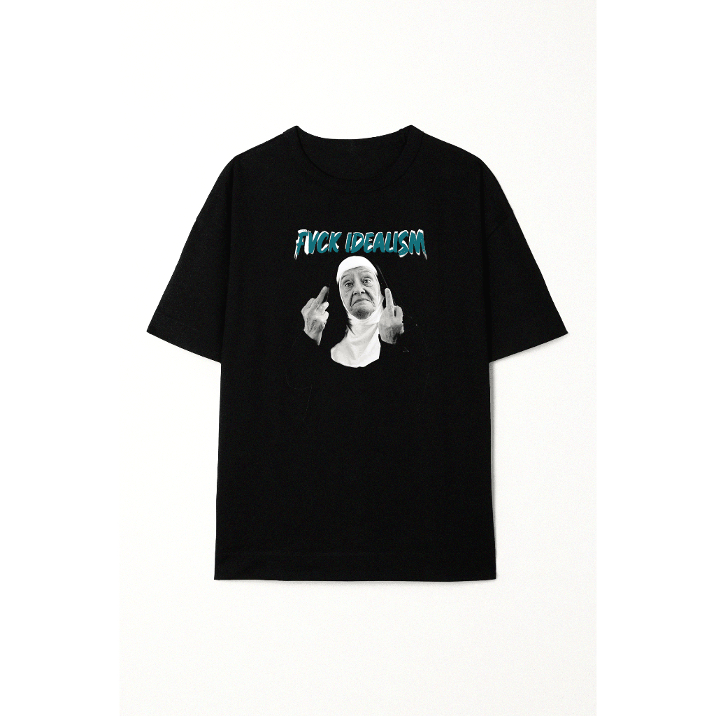 Fvck Idealism Blue Tshirt Design/ Kaos Fvck Idealism
