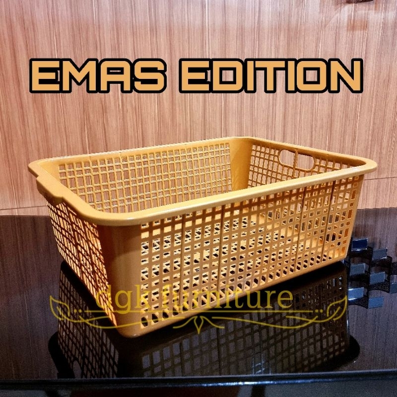 Keranjang Tempat Penyimpanan Laundry Setrika Baju Pakaian Kain Bersih Kotor Anak Bayi Baby Newborn B
