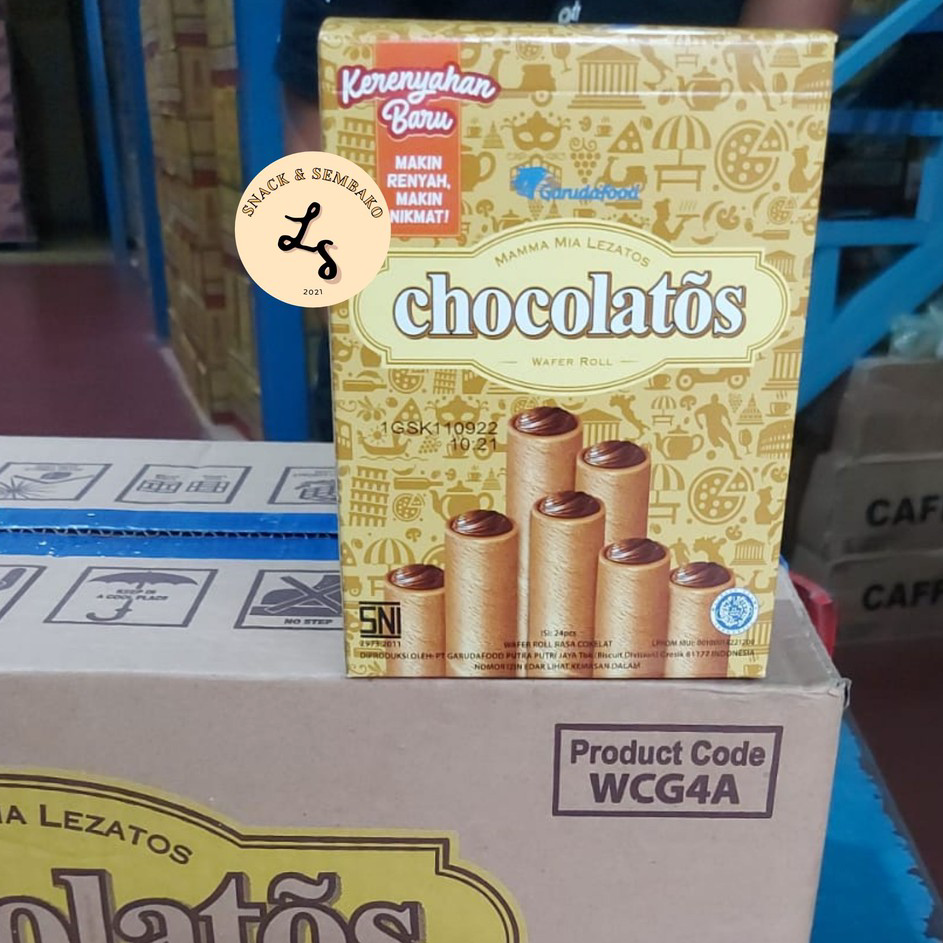 

↑❂❉ Gery Chocolatos Wafer Cokelat Stick 500 Isi 24 pcs