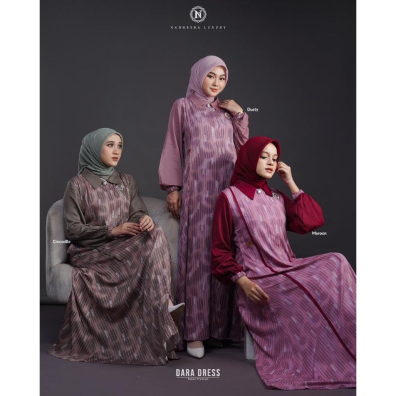 Dara Dress Nadheera Gamis Nadheera