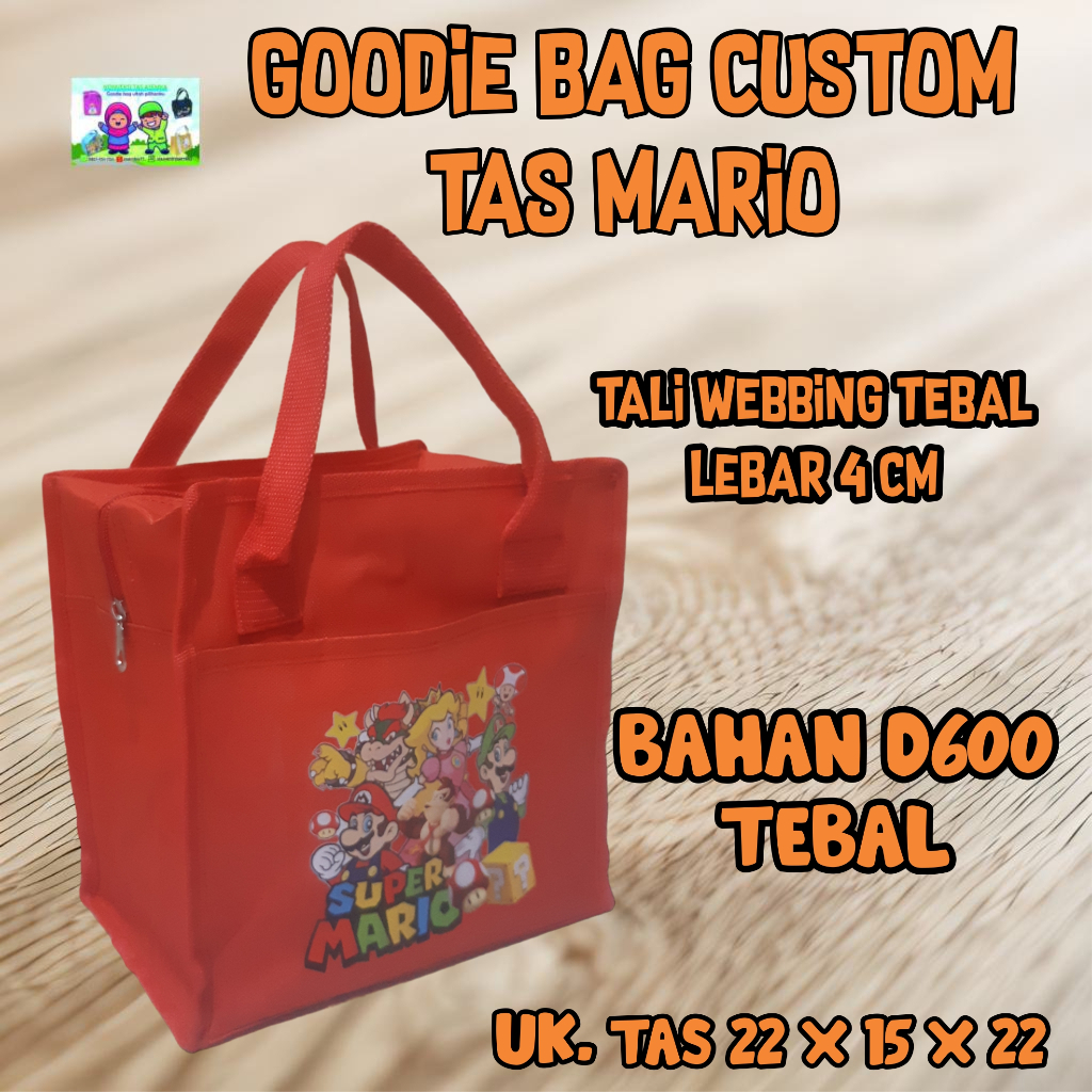 

❤️asemka77❤️GOODIE BAG ULTAH MARIO BAG DTF