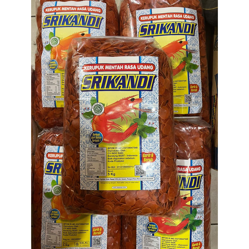 

Kerupuk / Krupuk Udang Srikandi 1 bal 5 kg (mentah)