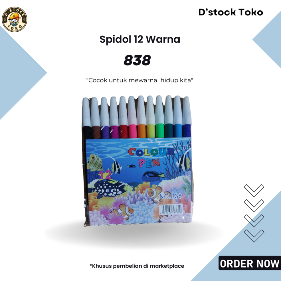 

Spidol 12 Warna Murah Dstock Toko