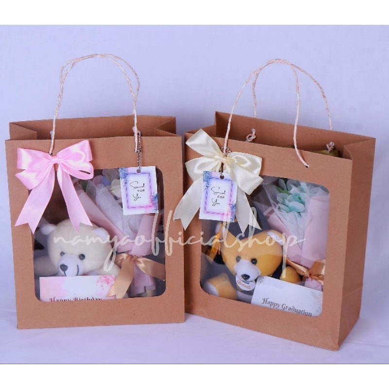

Paperbag Two Tone Series | Hampers Paperbag | Kado Hari Guru/Wisuda/Ulang Tahun dll