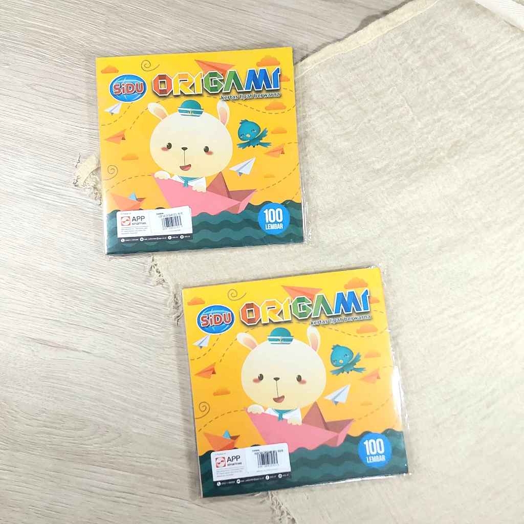 

(Pcs)KERTAS ORIGAMI SIDU 12x12cm 100 LEMBAR / KERTAS ORIGAMI /KERTAS LIPAT SIDU