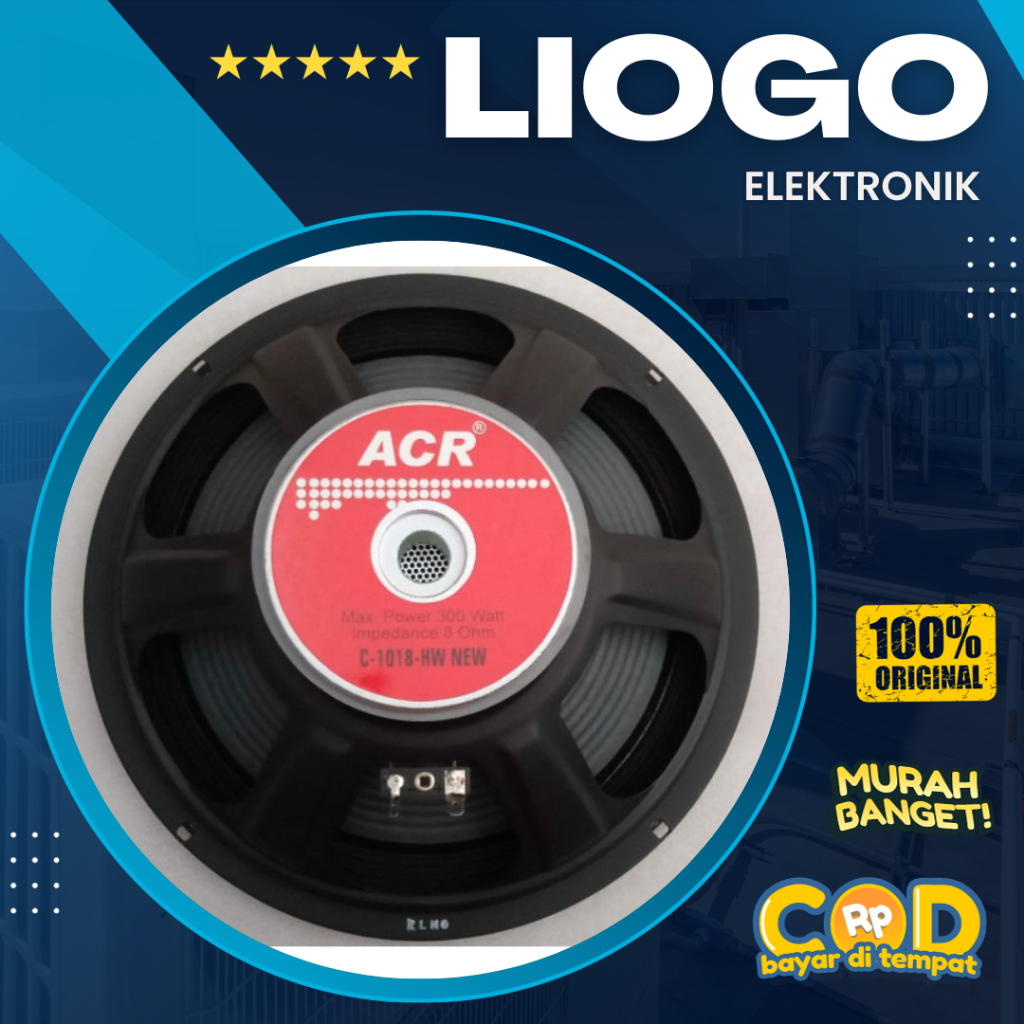 Speaker ACR 10 Inch ACR 1018 HW ACR Fullrange 10 Inch C1018HW C 1018HW