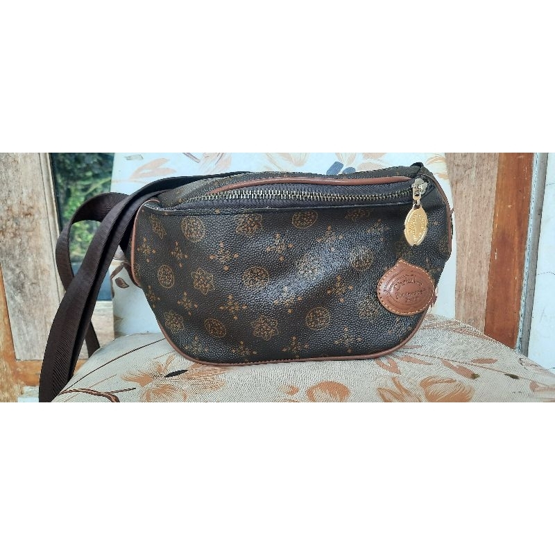 tas pria PL preloved wb waist bag christian raguerre italy