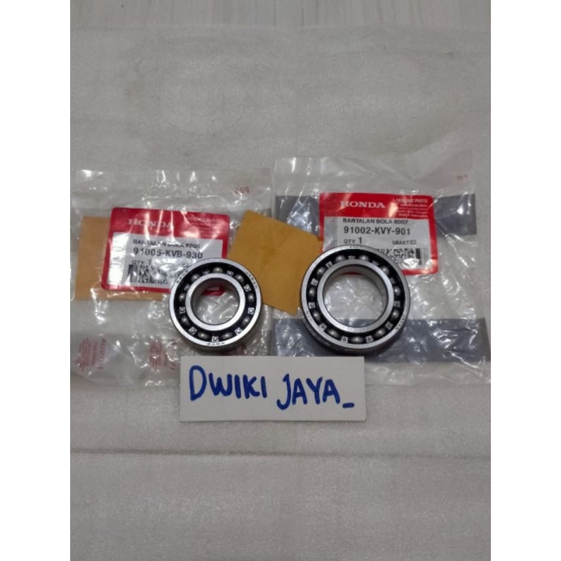 BEARING KRUK AS 6205-6007 HONDA BEAT/BEAT FI/BRAT POO/SCOOPY KARBU/SPACY KARBU,FI ORIGINAL KOYO JAPA
