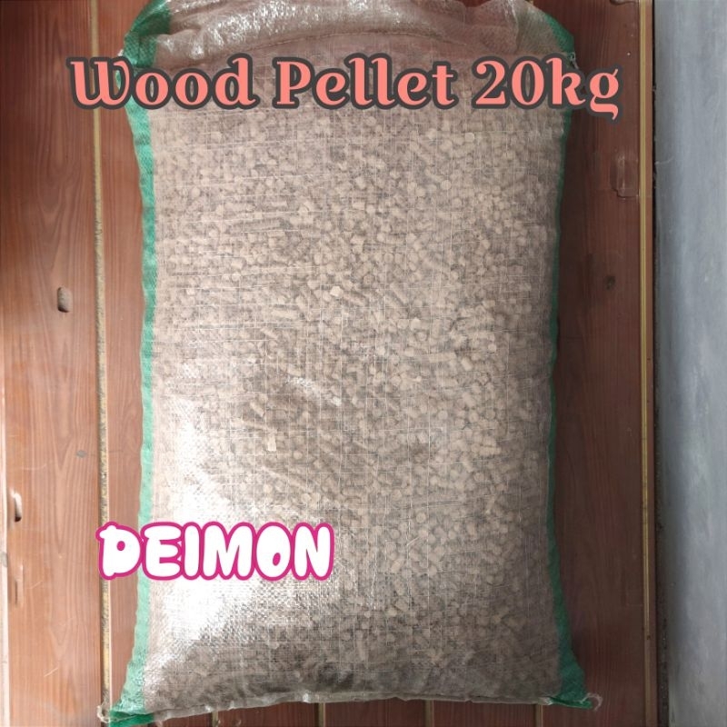 Pasir Kucing Serbuk Kayu Wood Pellet 25kg