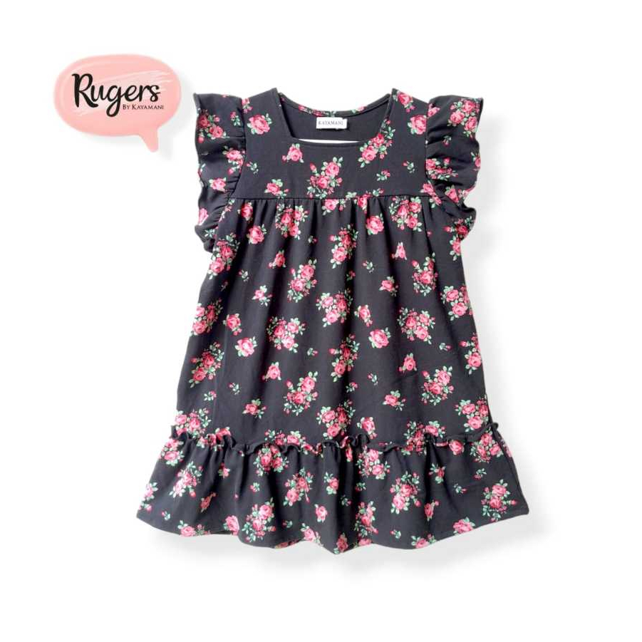 Rugers by Kayamani - Dress Anak Perempuan - Black Rose
