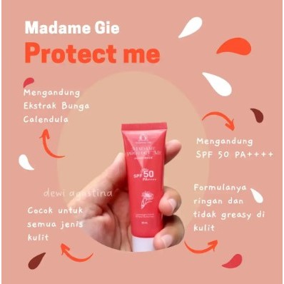 Madame Gie Madame Protect Me Sunscreen SPF 50 PA ++++ With Calendula 35ml