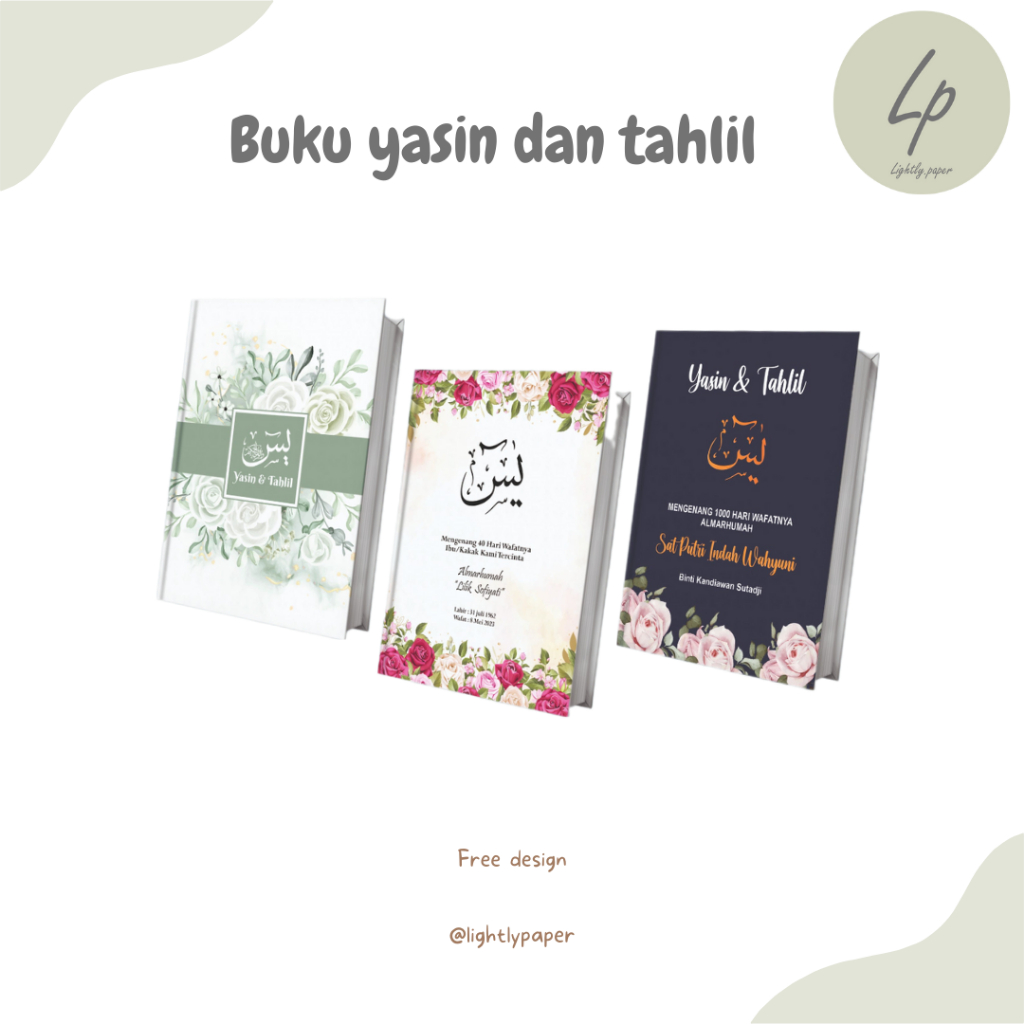 buku yasin hard cover / buku yasin dan tahlil / majmu syarif / kumpulan dzikir dan doa doa / kumpula