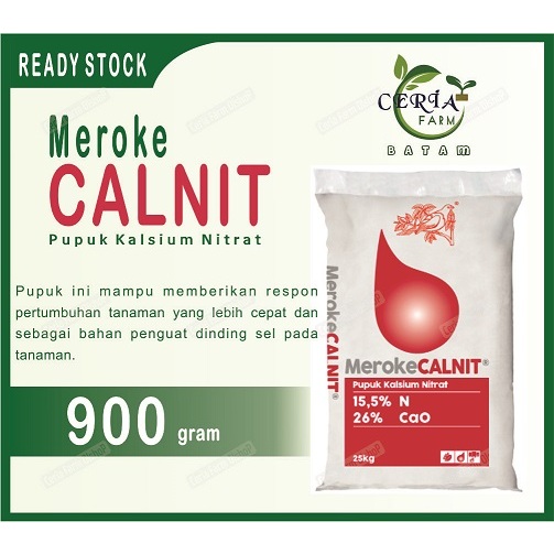 Meroke Calnit Hidroponik Grade Calcium Nitrat
