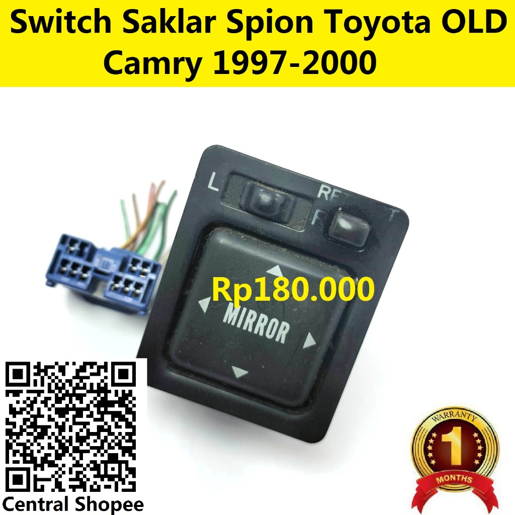 Switch Saklar Spion Retract Toyota Corolla Allnew 1.6 Twincam Starlet lama old lipat soket biru copo