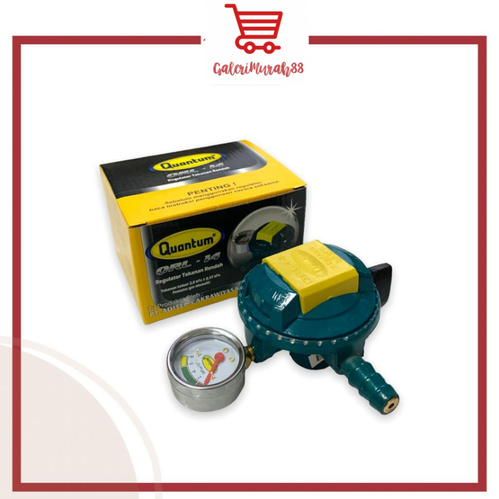 REGULATOR QUANTUM QRL 14 METER TEKANAN RENDAH / LOW PRESSURE / REGULATOR GAS