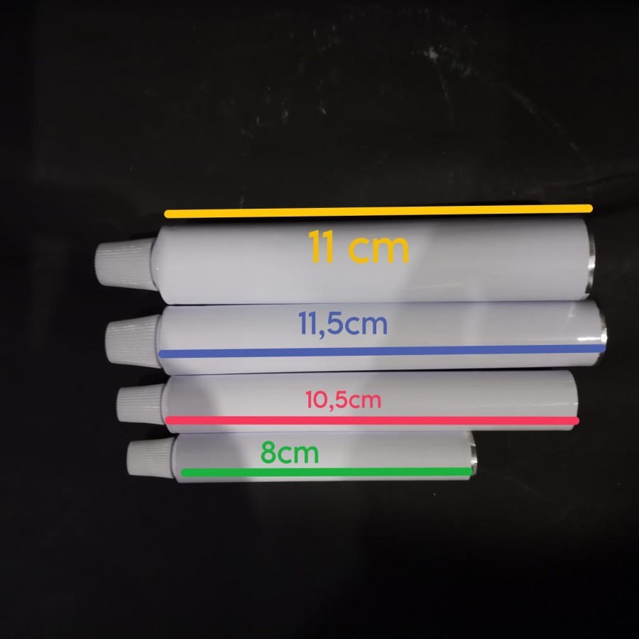 Tube Salep / Tube Pasta Kosong bahan Aluminium 5g 10g 20g 25g