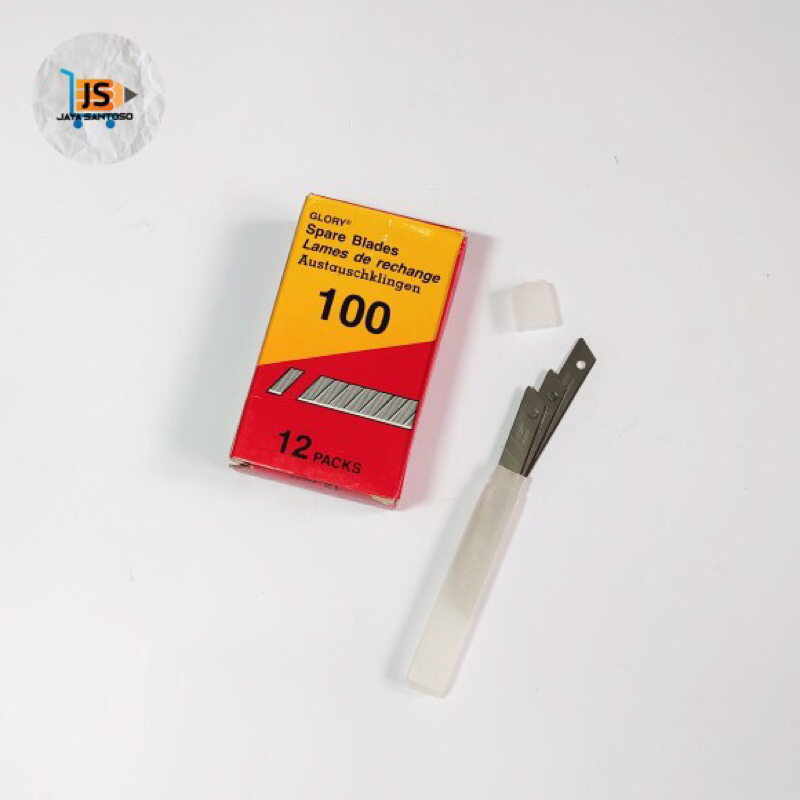 

Isi Pisau Cutter A100 / Refill Pisau Cutter A-100 / Isi ulang pisau kater kecil A100