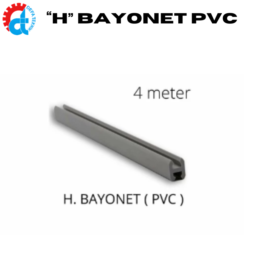 H Bayonet PVC/ Aksesoris Ducting PU/ Sambungan Ducting PU