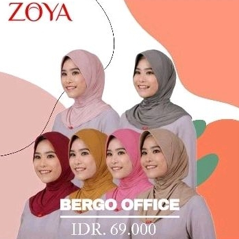 Zoya Bergo Kerudung Hijab Instant Office