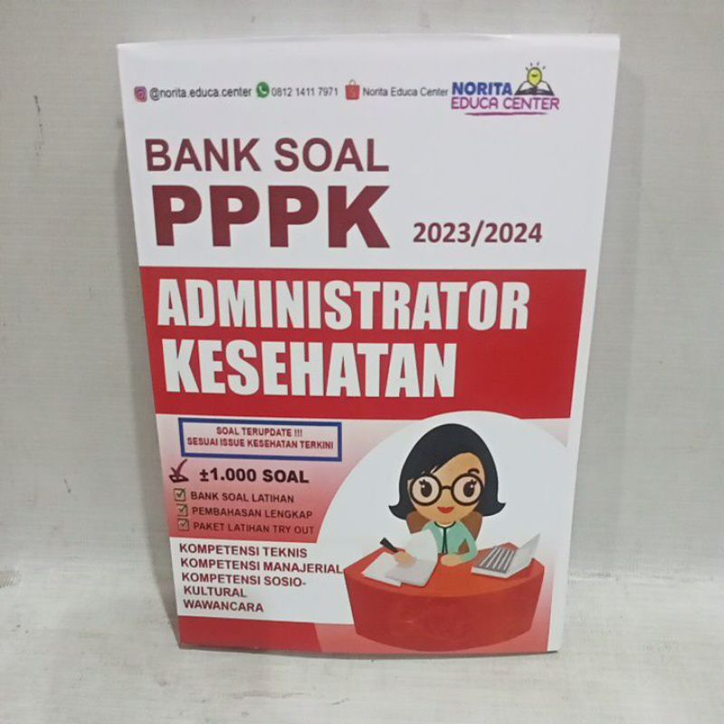 buku soal terbaru pppk administrator kesehatan tahun 2023 2024
