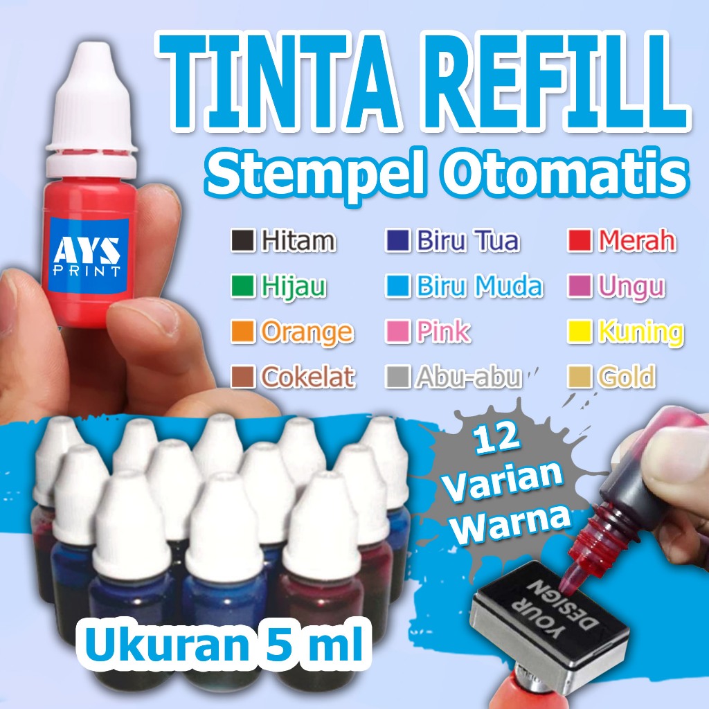 

TINTA STEMPEL OTOMATIS REFILL