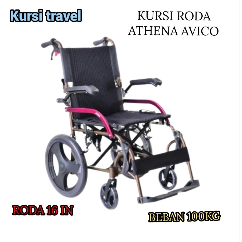 Kursi Roda Athena Roda Kecil Merk Avico