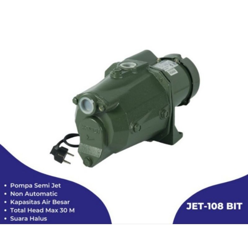 SEMI JET PUMP SHIMIZU 108BIT - SHIMIZU JETPUMP 108BIT - POMPA AIR SHIMIZU SEMI JET PUMP 108 BIT - PO