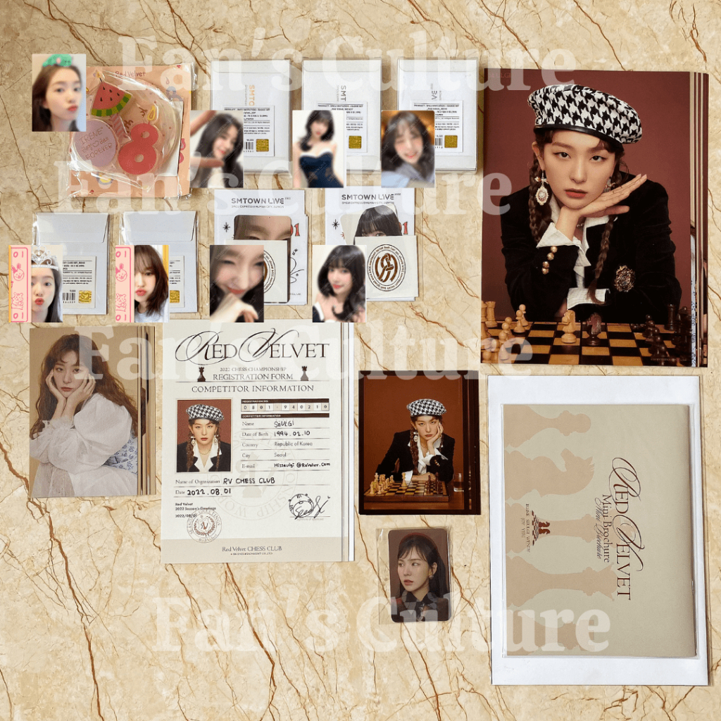 [READY STOCK] RED VELVET SEASON GREETING 2022 SMCU Express City Suwon 8th Anniversary - AR Tattoo St