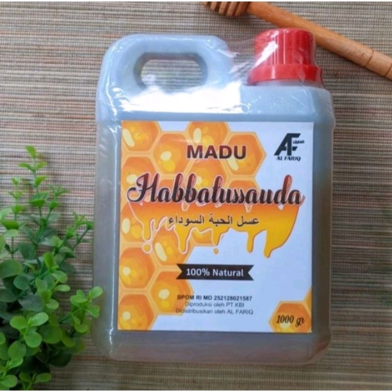 Jamilah Mahfudz.Madu habbatussauda AL-FARIQ 1kg.Madu Asli