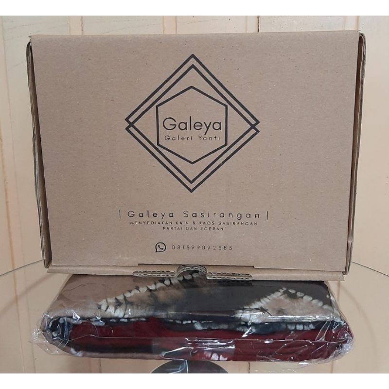 Kotak Kain Sasirangan Box Kaen Batik Katun Jumputan Banjarmasin Kalimantan