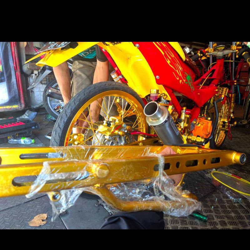 SWING ARM VARIASI SATRIA FU FI STABILIZER