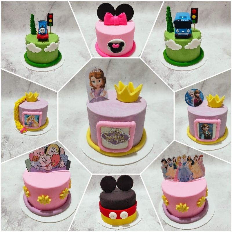 

Mini Fondant Cake Custom Cake Fondant 10cm