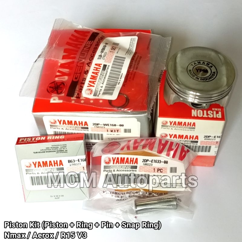 Piston Kit Seher Set Nmax / Aerox 2DP YMH ORI