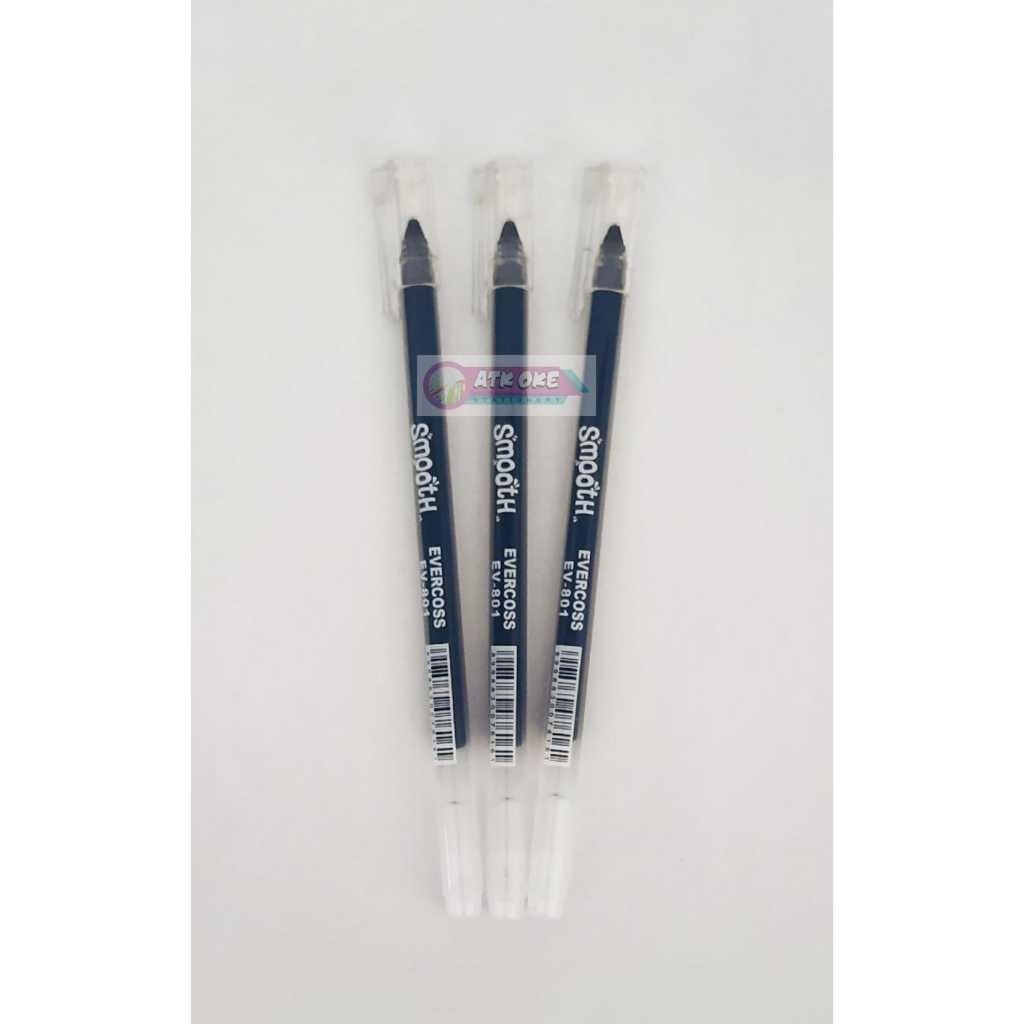 

Evercoss Pen Gel Smooth 0.5MM EV-801 Hitam 1Pcs