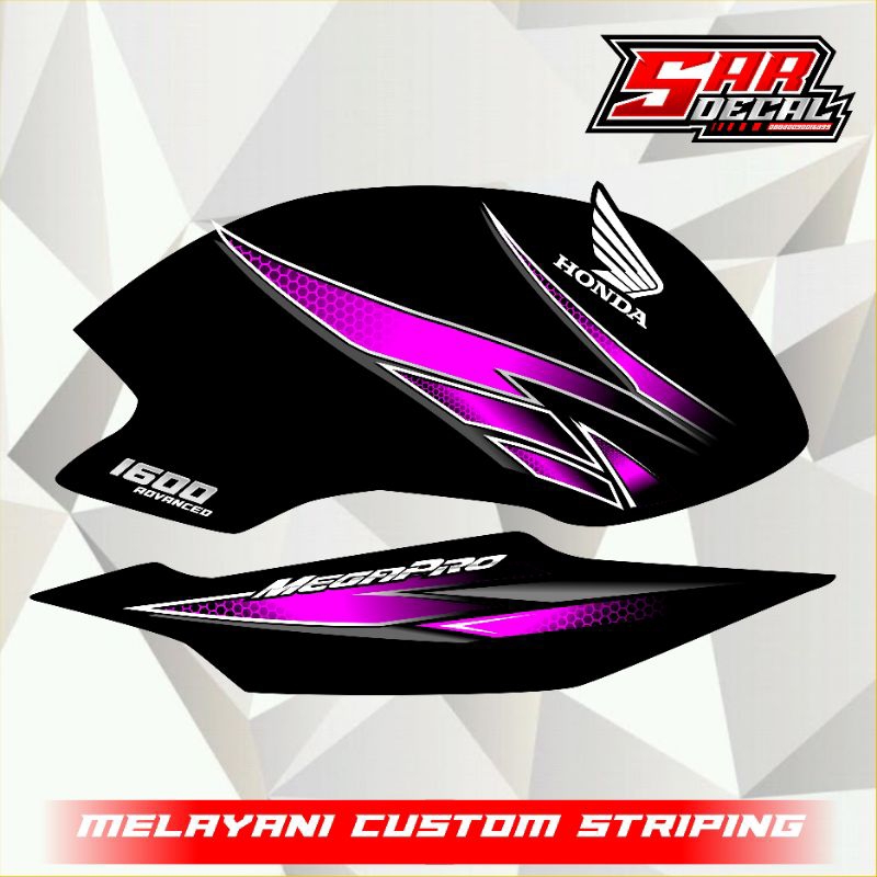 striping Megapro Primus variasi striping Megapro variasi striping Megapro herex striping MP herex
