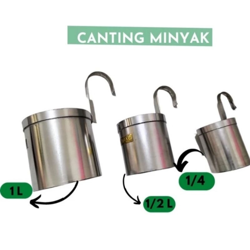 alat takar canting minyak 1/4 liter
