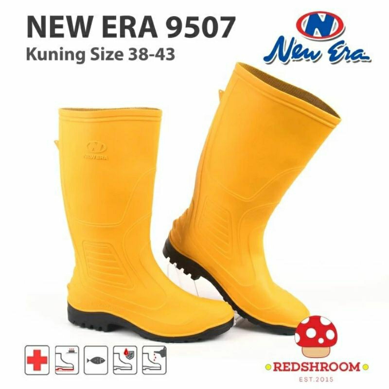 Sepatu BOOTS NEWERA Kuning / BOOTS NEW ERA YELLOW