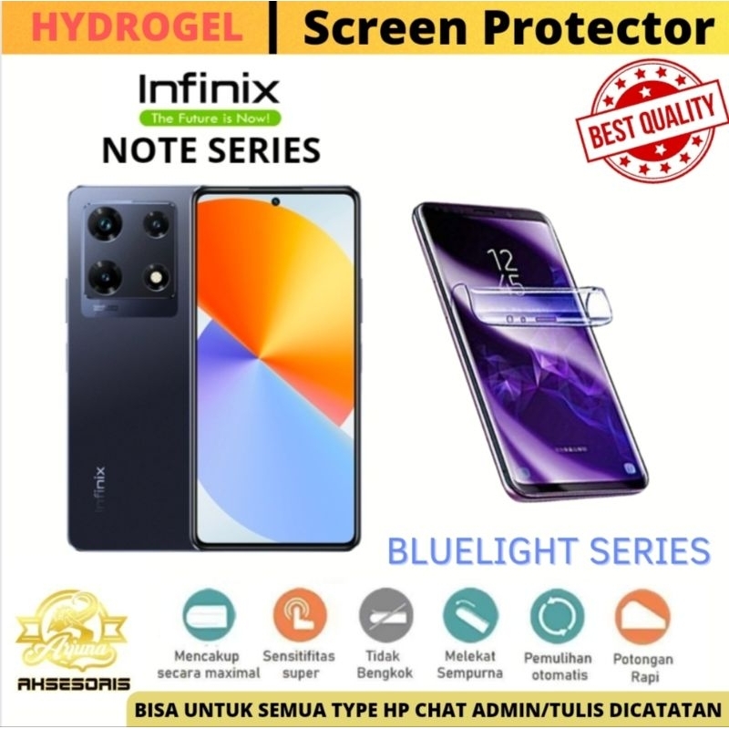 Hydrogel BLUE LIGHT INFINIX NOTE ALL SERIES Infinix Note 7/Infinix Note 8/Infinix Note 10/Infinix No