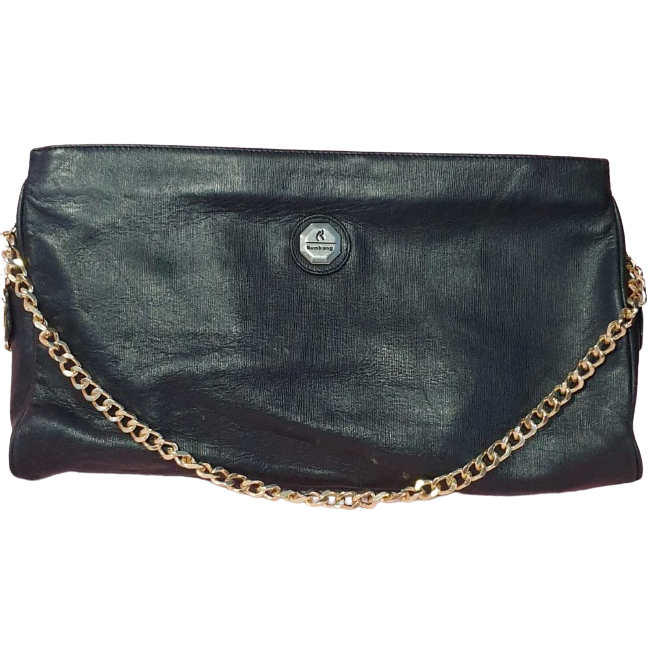 Tas Preloved wanita shoulder top handel handbag pesta kulit asli RENOIR KUMKANG / tas second / tas b