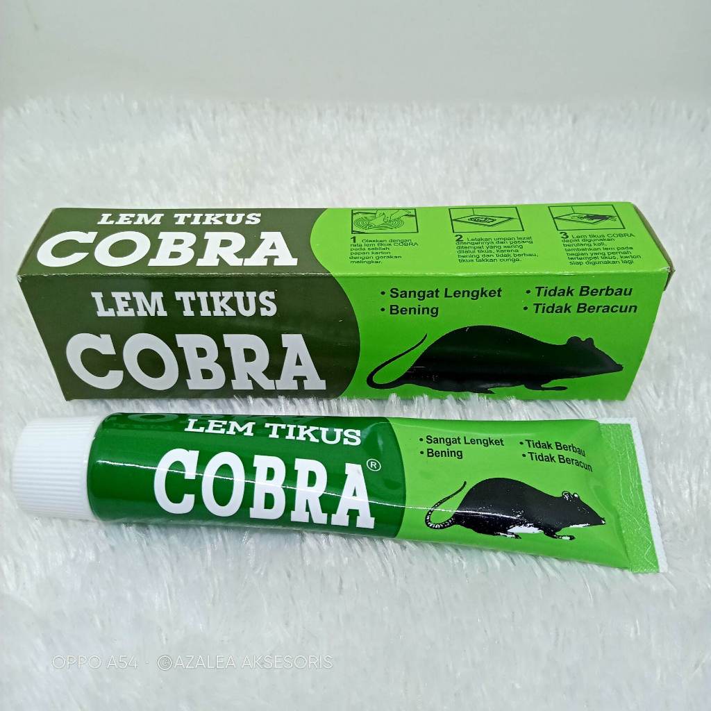 LEM TIKUS COBRA JEBAKAN SERANGGA CICAK BENTUK KERTAS BUKU