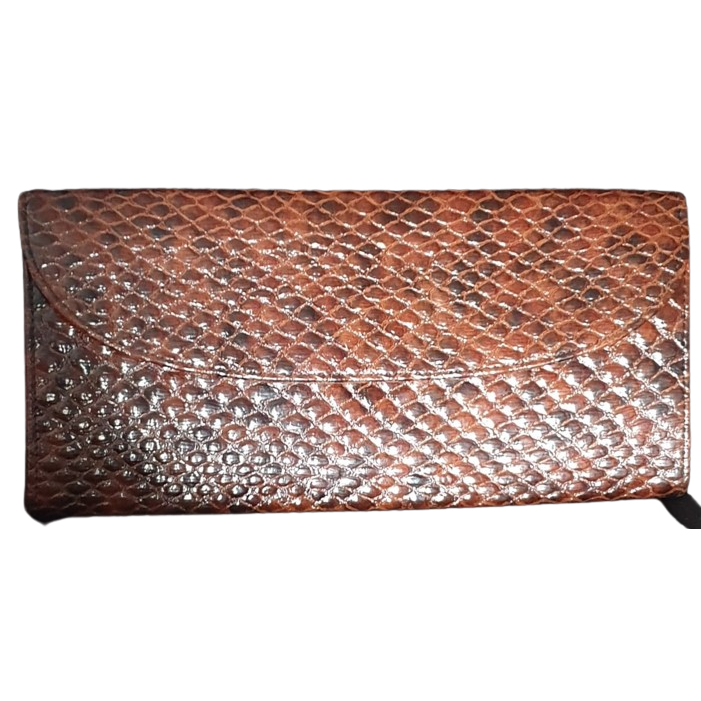 Preloved clutch wanita motif croco / clutch bekas / clutch wanita / clutch second