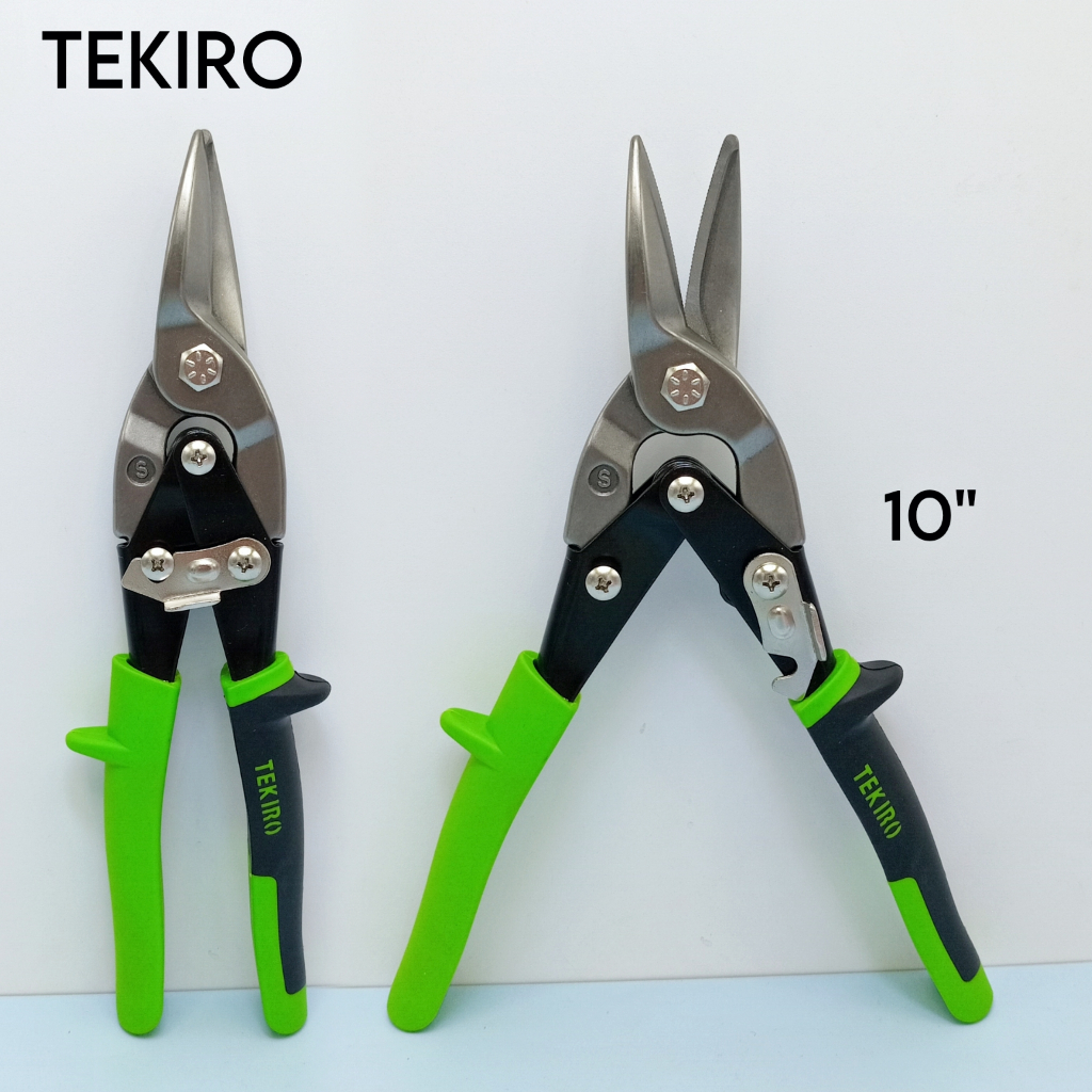 GUNTING SENG LURUS HOLLOW BAJA RINGAN GALVALUM 10" TEKIRO