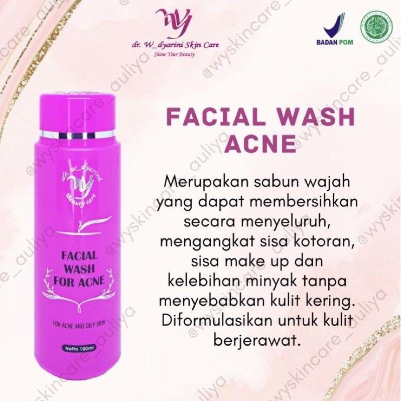 FACIAL WASH ACNE BY DR WIDYARINI