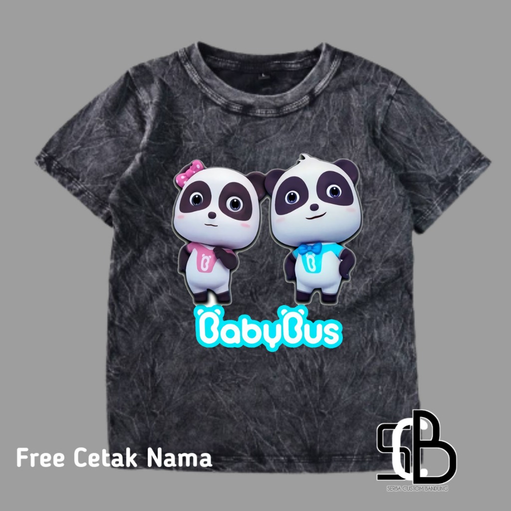 Baby Bush Kaos Anak Baby Bush Katun Washed Premium