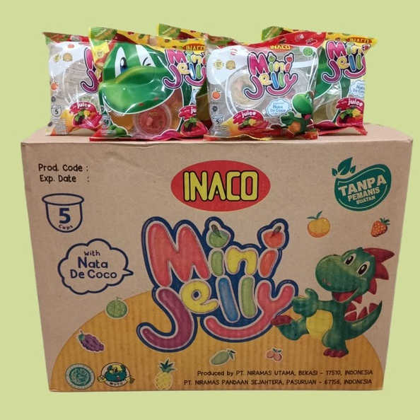 

Bayar Di Tempat 5 sak - INACO Jelly Fruity Assorted [5 cup/sak] Sale