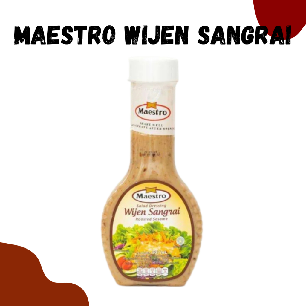 

Maestro Salad Dressing Wijen Sangrai 237ml