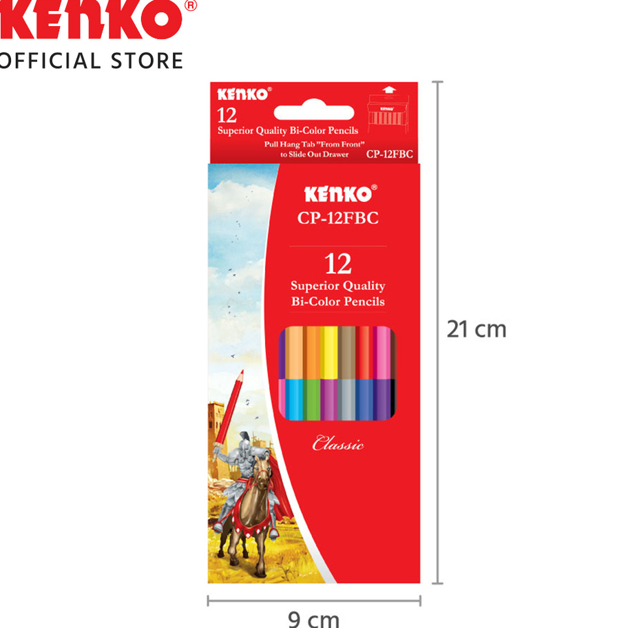 

Terkini SOS Pensil Warna KENKO 12-24 Warna CP-12FBC /Pensil Mewarnai/Coloring Pencil