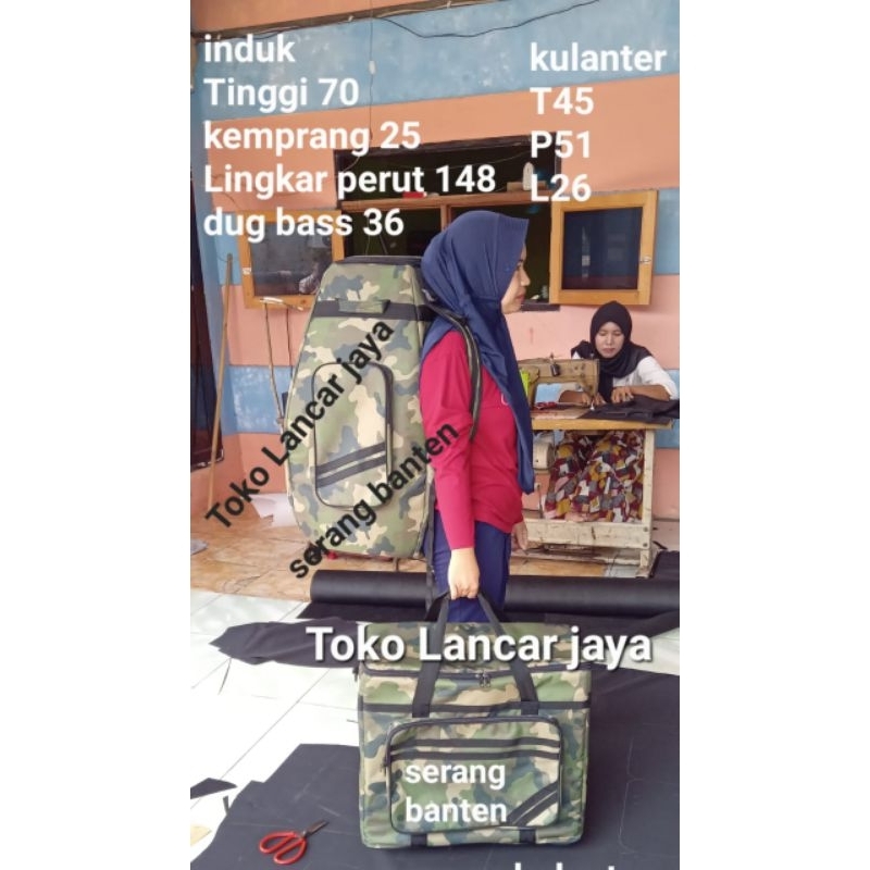 tas rampak jaipong 1 set tas kendang jaipong tas alat musik tradisonal