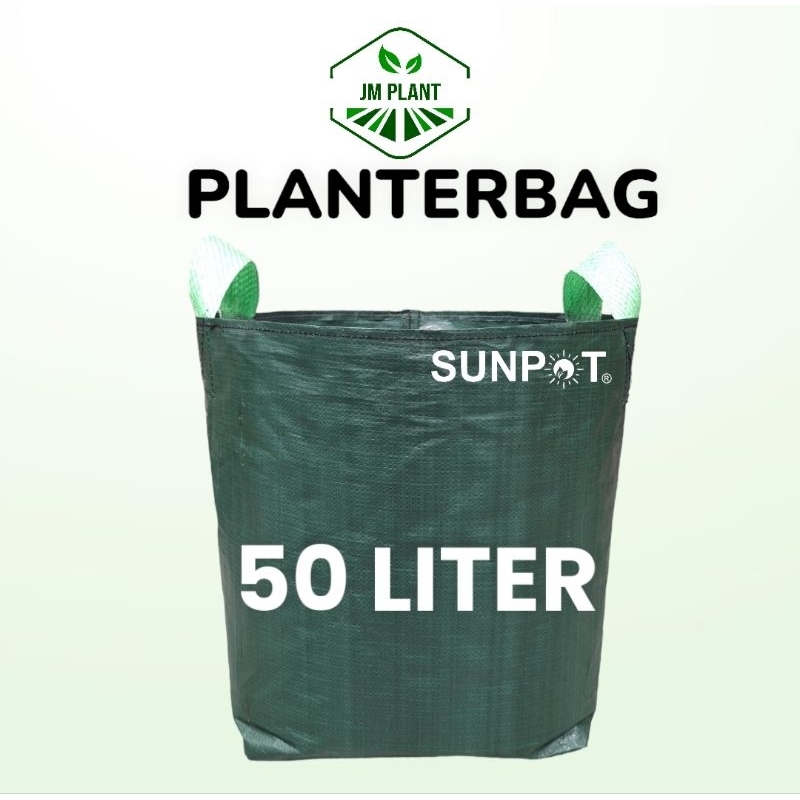 Planter bag 50 Liter Hijau/POT TANAMAN 50 LITER