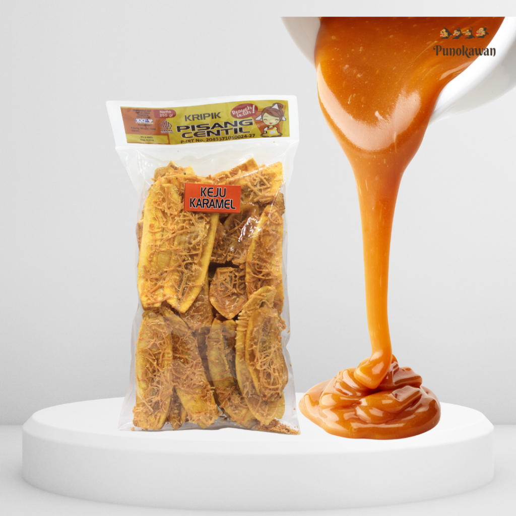 

Keripik Pisang Keju Karamel Premium